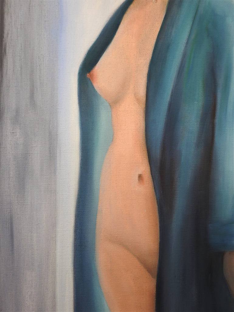 Original Figurative Nude Painting by Olga Tretyak