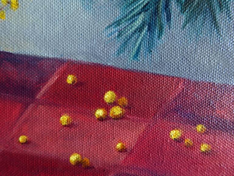 Original Expressionism Floral Painting by Olga Tretyak