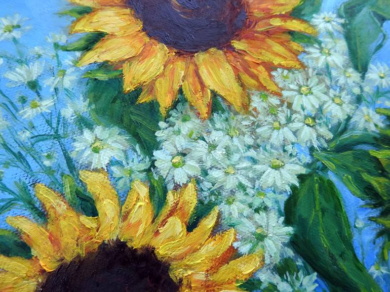 Original Fine Art Floral Painting by Olga Tretyak