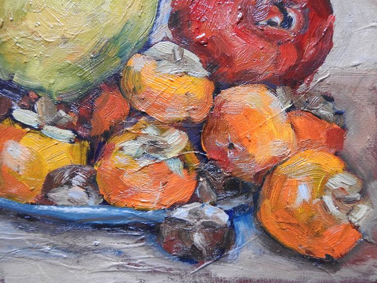 Original Expressionism Still Life Painting by Olga Tretyak