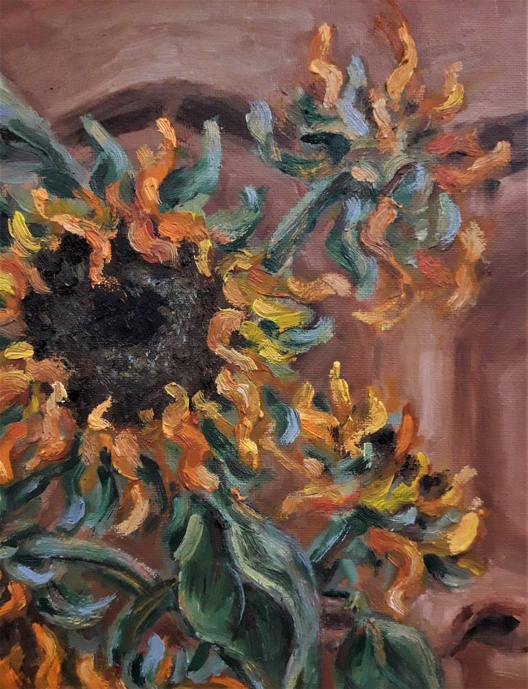 Original Impressionism Botanic Painting by Olga Tretyak