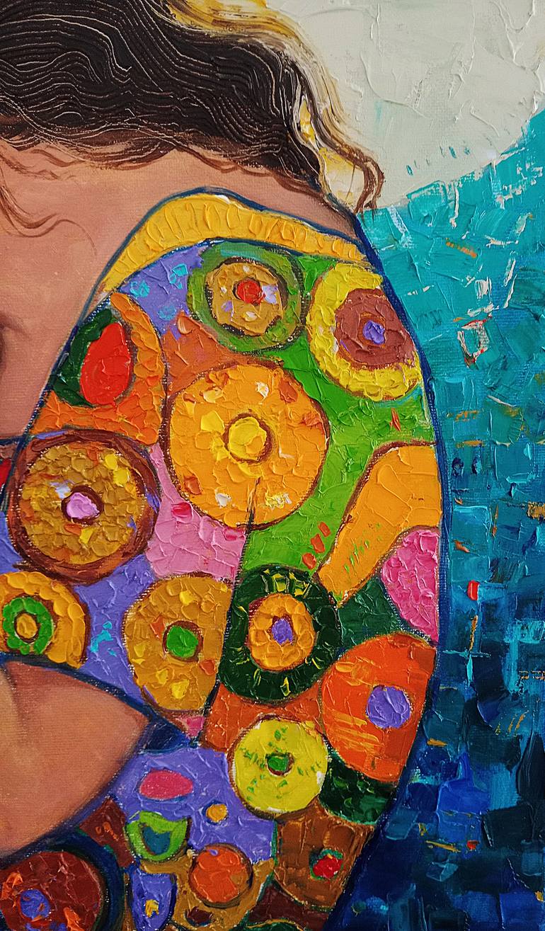 Original Art Nouveau Women Painting by Lidia Tchoumakova