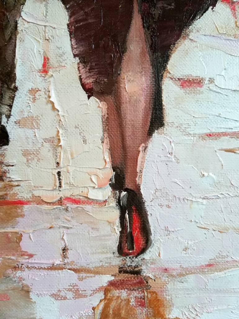 Original Impressionism Cities Painting by Lidia Tchoumakova