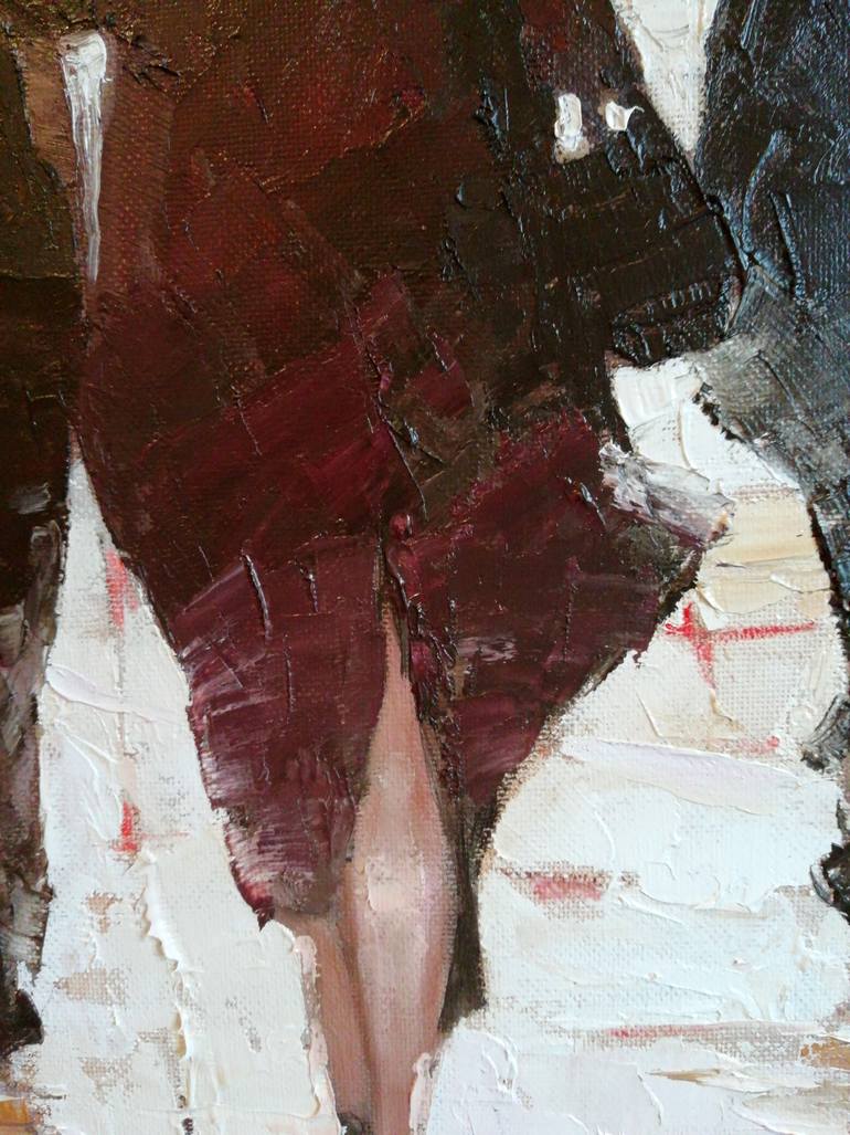 Original Impressionism Cities Painting by Lidia Tchoumakova