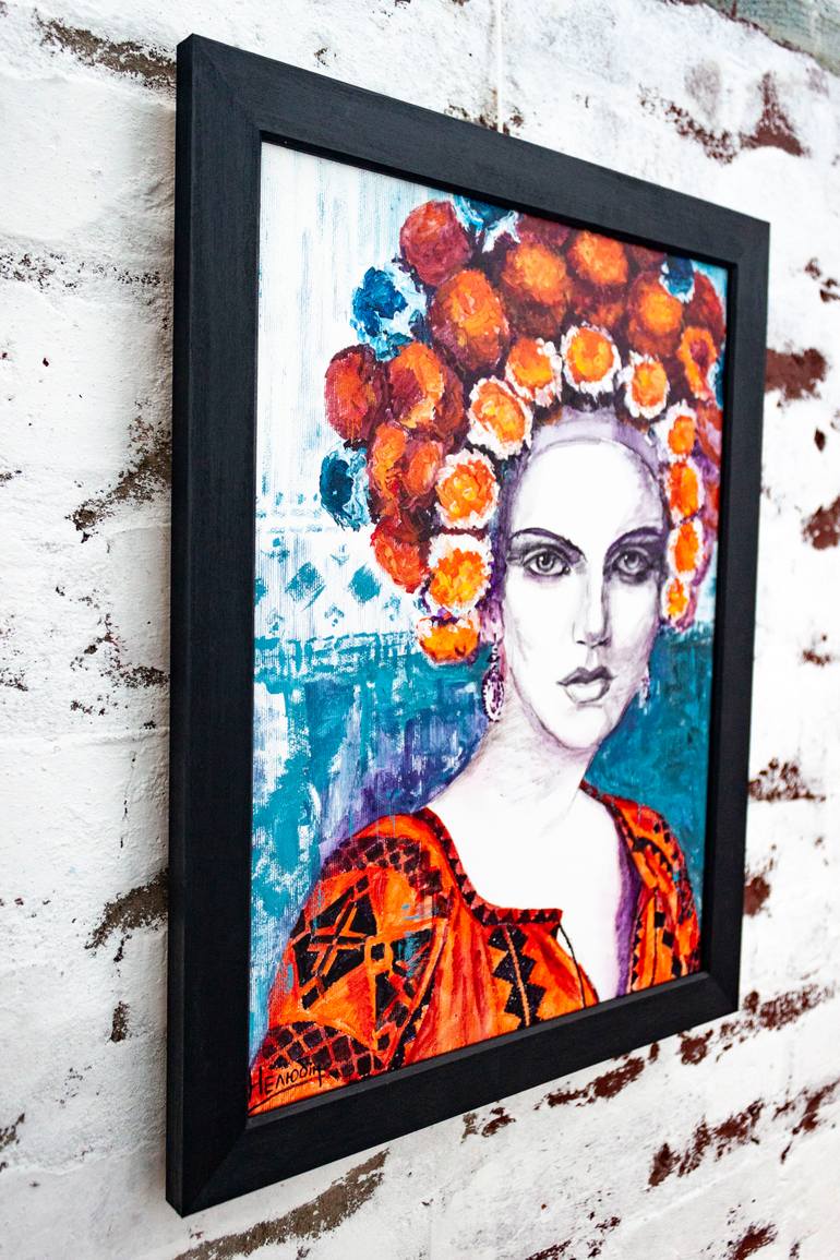 Original Impressionism People Painting by Oleksandr Neliubin