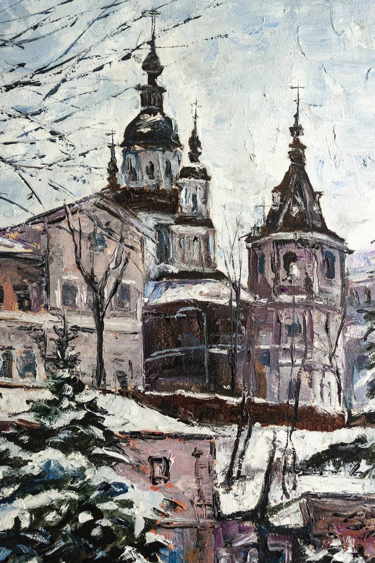 Original Impressionism Cities Painting by Oleksandr Neliubin