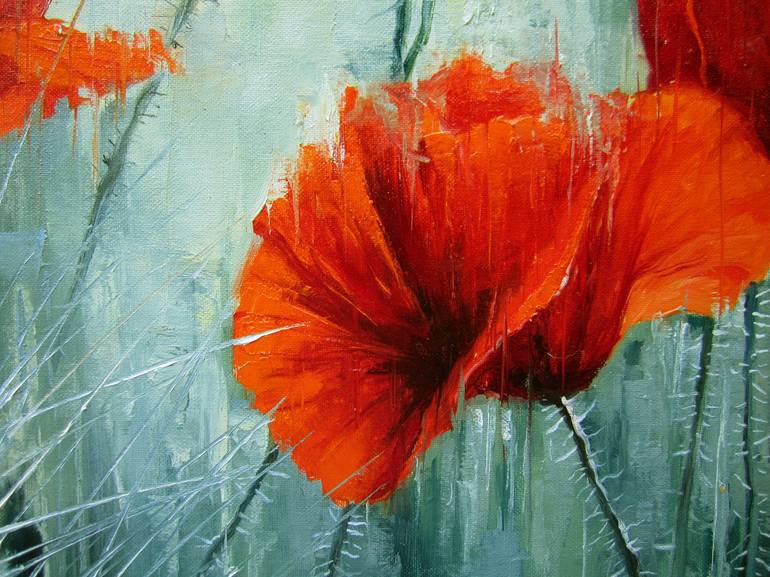 Original Fine Art Floral Painting by Oleksandr Neliubin