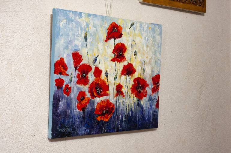 Original Fine Art Floral Painting by Oleksandr Neliubin