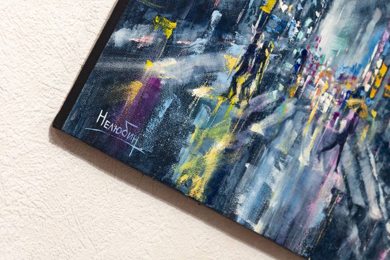 Original Fine Art Cities Painting by Oleksandr Neliubin