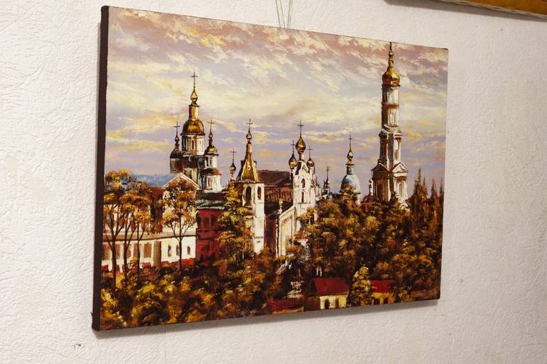 Original Fine Art Cities Painting by Oleksandr Neliubin