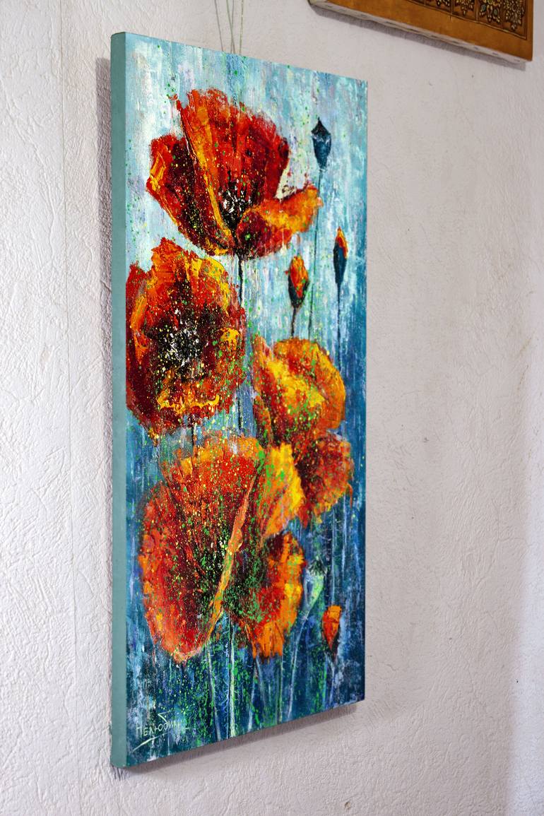 Original Fine Art Floral Painting by Oleksandr Neliubin