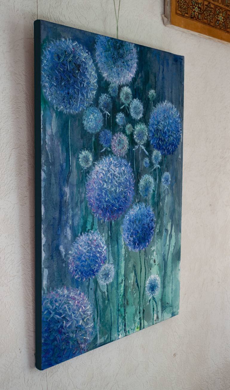 Original Fine Art Floral Painting by Oleksandr Neliubin