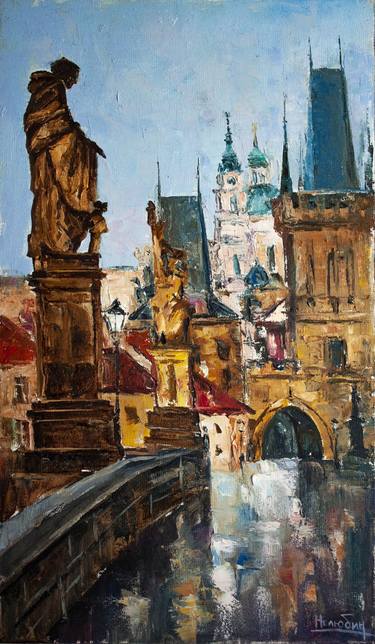 Original Fine Art Cities Paintings by Oleksandr Neliubin