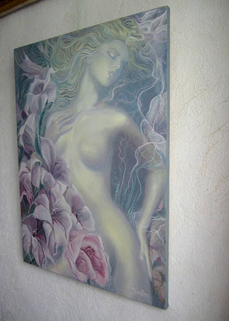 Original Realism Erotic Painting by Oleksandr Neliubin