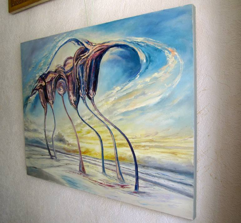 Original Expressionism Seascape Painting by Oleksandr Neliubin