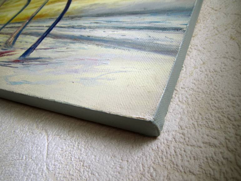 Original Expressionism Seascape Painting by Oleksandr Neliubin