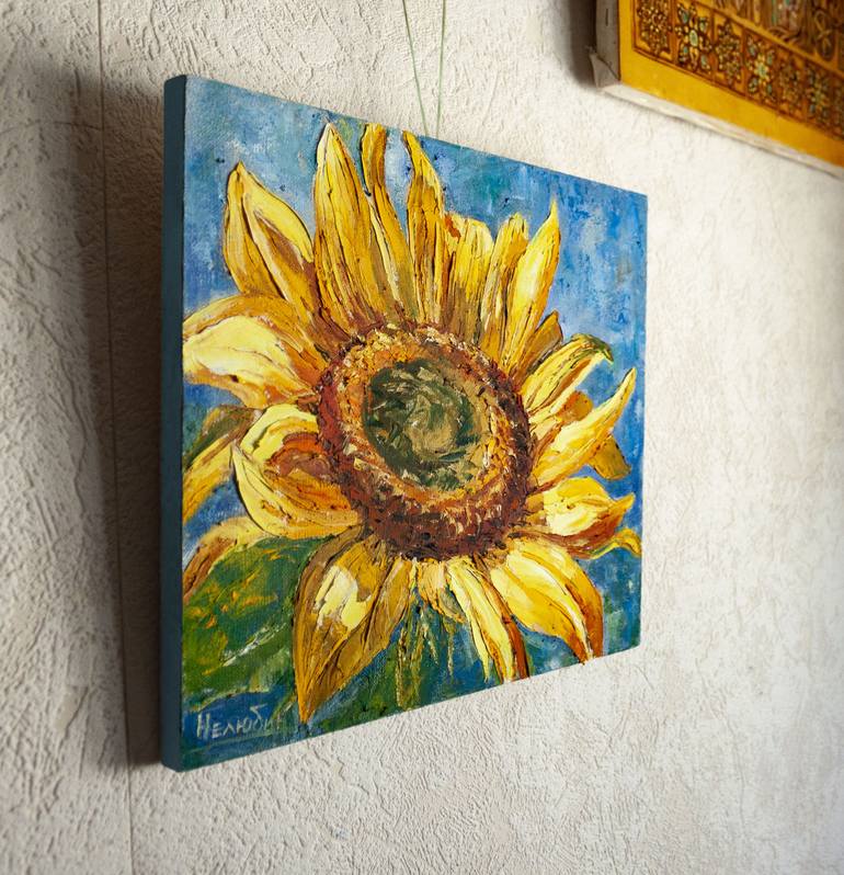 Original Impressionism Floral Painting by Oleksandr Neliubin