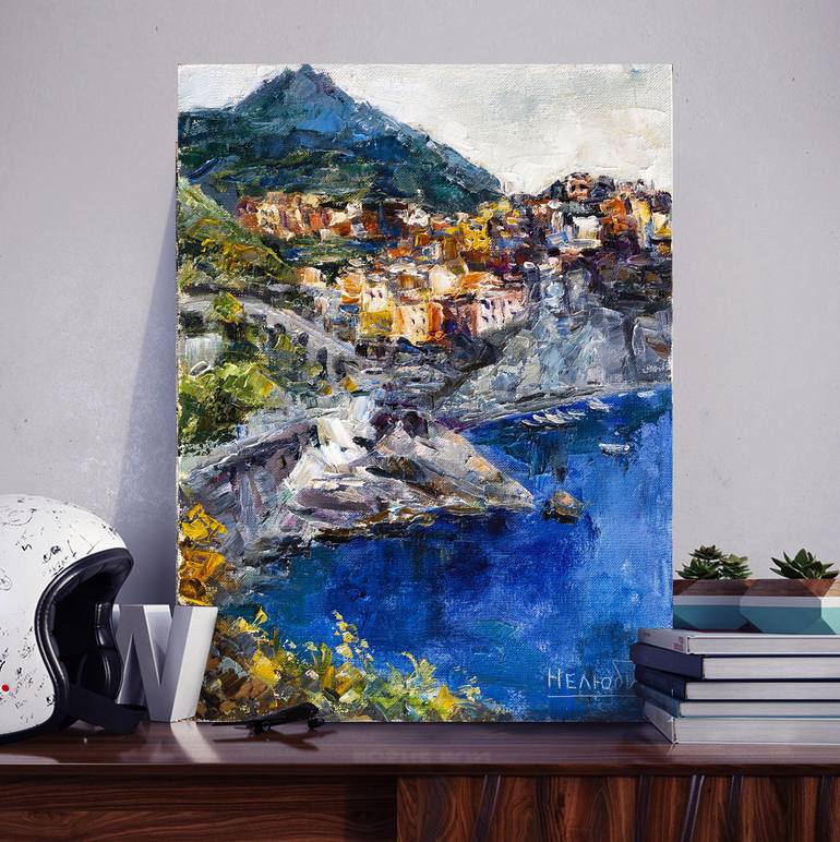 Original Impressionism Landscape Painting by Oleksandr Neliubin