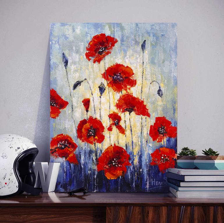 Original Impressionism Floral Painting by Oleksandr Neliubin