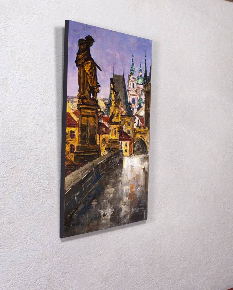 Original Cities Painting by Oleksandr Neliubin