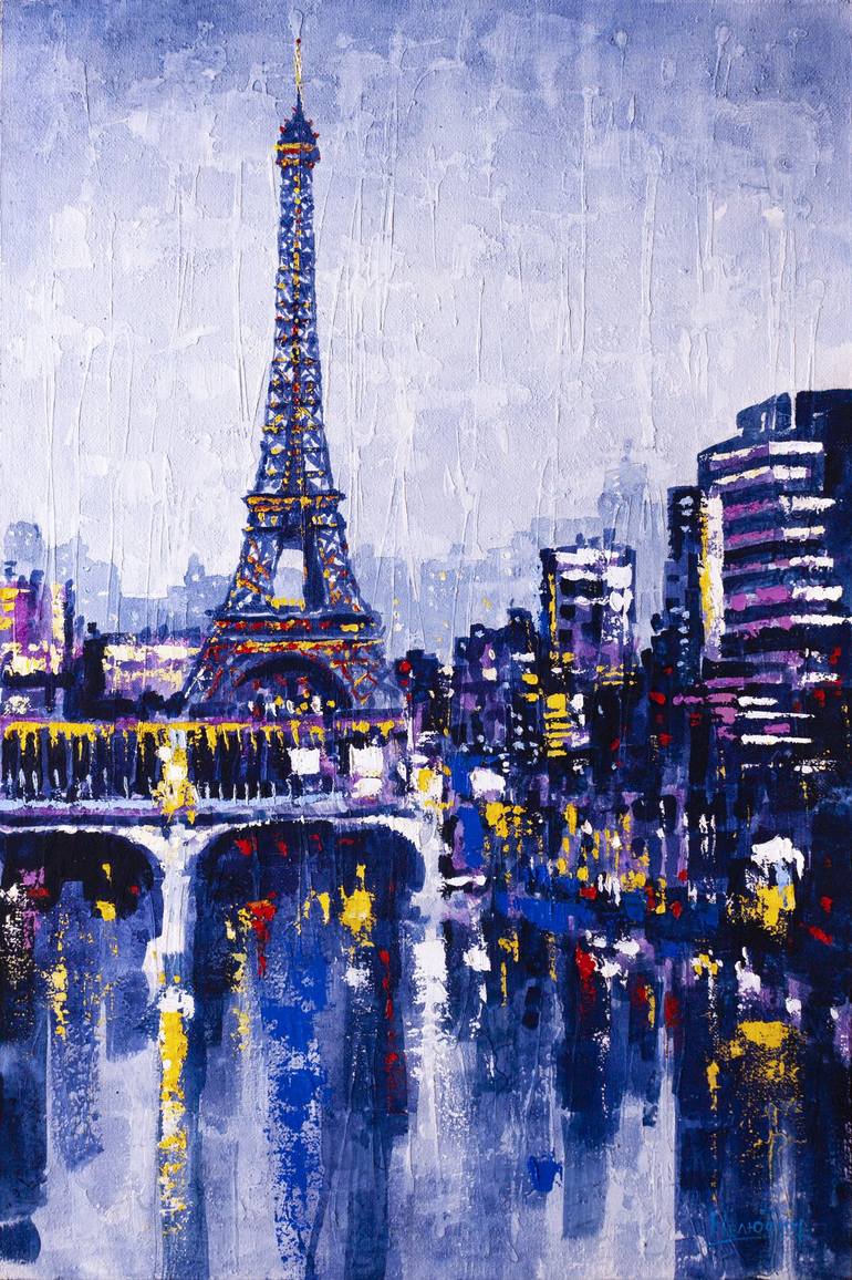 Paris Painting by Oleksandr Neliubin | Saatchi Art