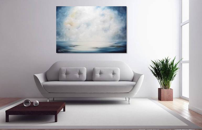 Original Abstract Seascape Painting by Karen Smith