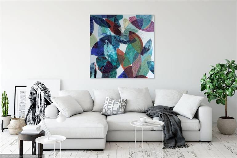 Original Abstract Nature Painting by Daniela Fedele