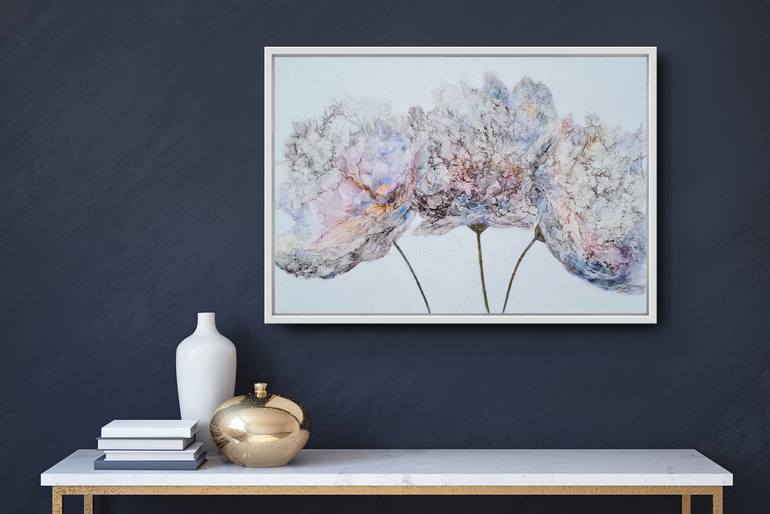 Original Figurative Floral Painting by Daniela Fedele