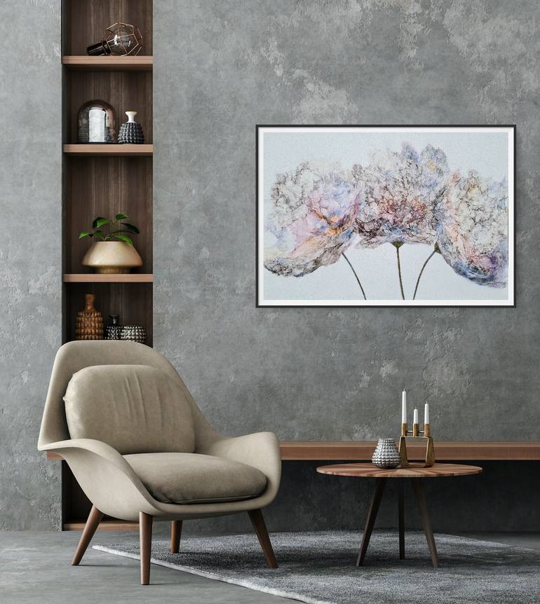 Original Figurative Floral Painting by Daniela Fedele