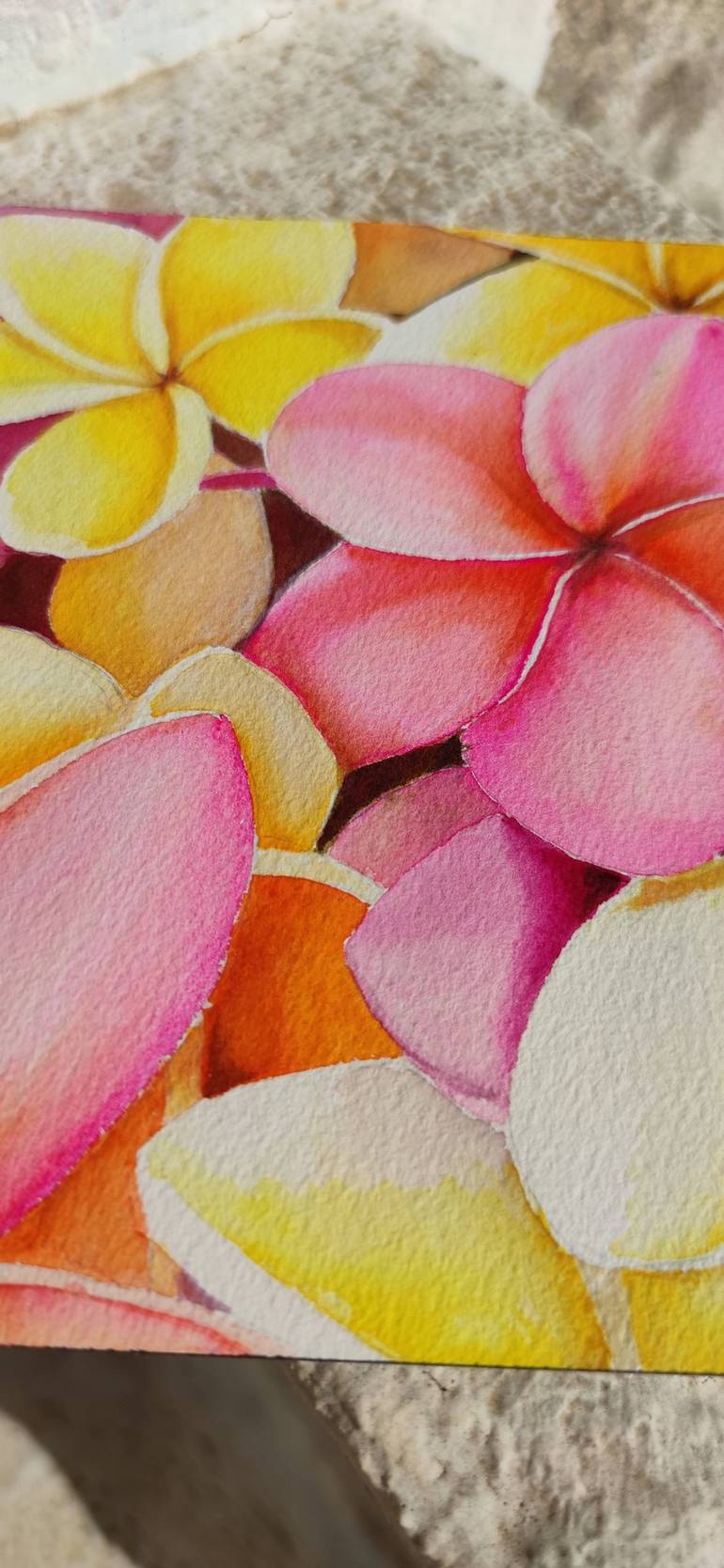 Original Floral Painting by Francesca Licchelli