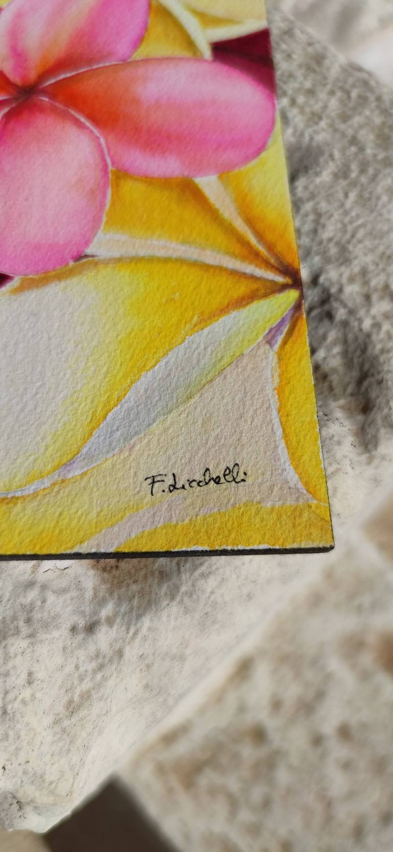 Original Floral Painting by Francesca Licchelli