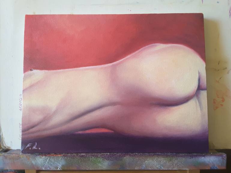 Original Figurative Nude Painting by Francesca Licchelli