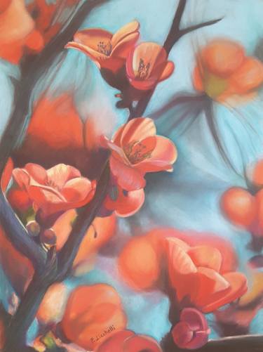 Print of Figurative Floral Paintings by Francesca Licchelli