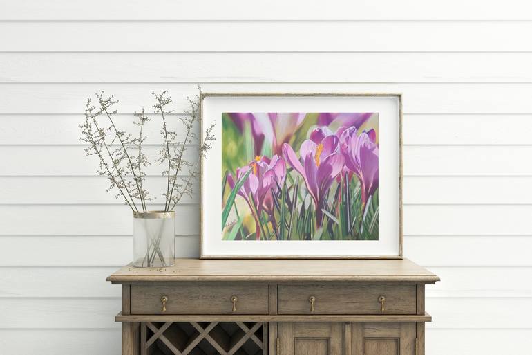 Original Floral Painting by Francesca Licchelli