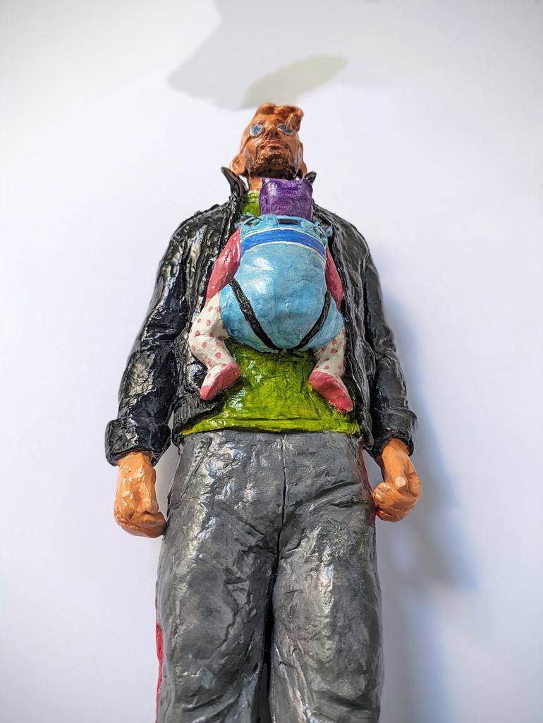 Original Figurative People Sculpture by Veronika Bernard
