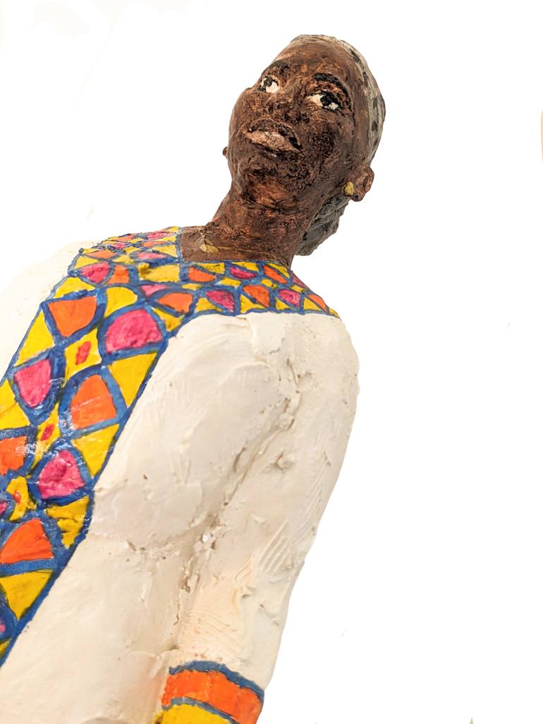 Original Documentary People Sculpture by Veronika Bernard