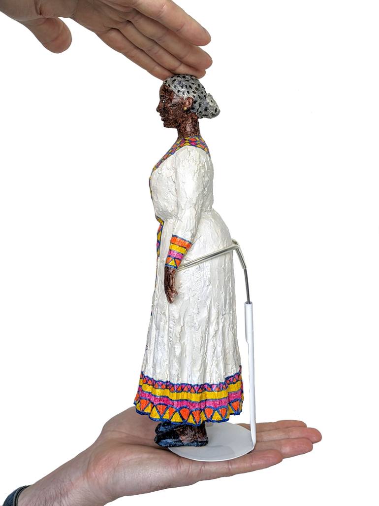 Original Documentary People Sculpture by Veronika Bernard
