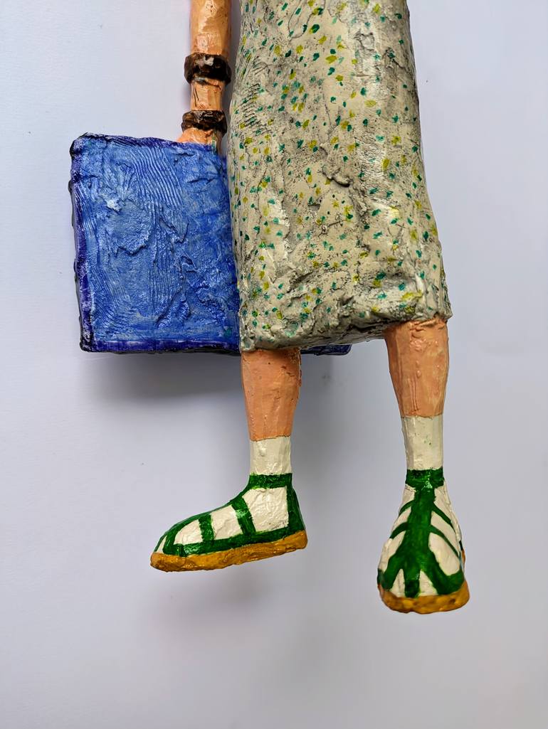 Original Documentary People Sculpture by Veronika Bernard