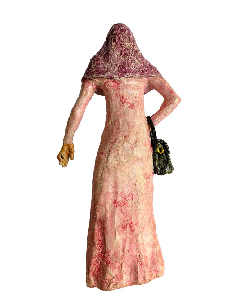 Original Folk Women Sculpture by Veronika Bernard