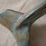 Art object for interior. Designed for storage. Classic ceramic tehnology. Natural materials - clay, glaze. Made by gypsum form and burned.