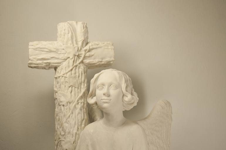 Original Realism Religion Sculpture by Veronika Bernard