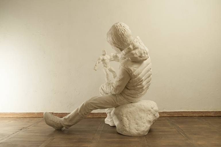Original Fine Art Fantasy Sculpture by Veronika Bernard