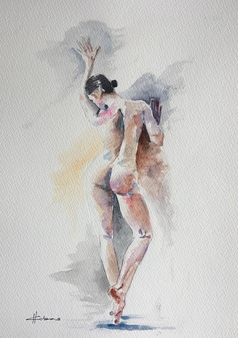 Nude Dancer Painting by Horacio Cobas | Saatchi Art