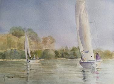 Original Boat Paintings by Horacio Cobas