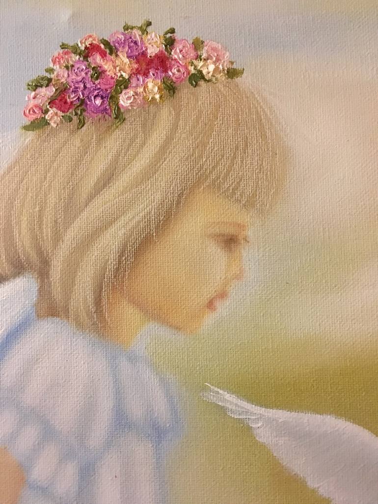 Original Realism Children Painting by Iryna Syrota