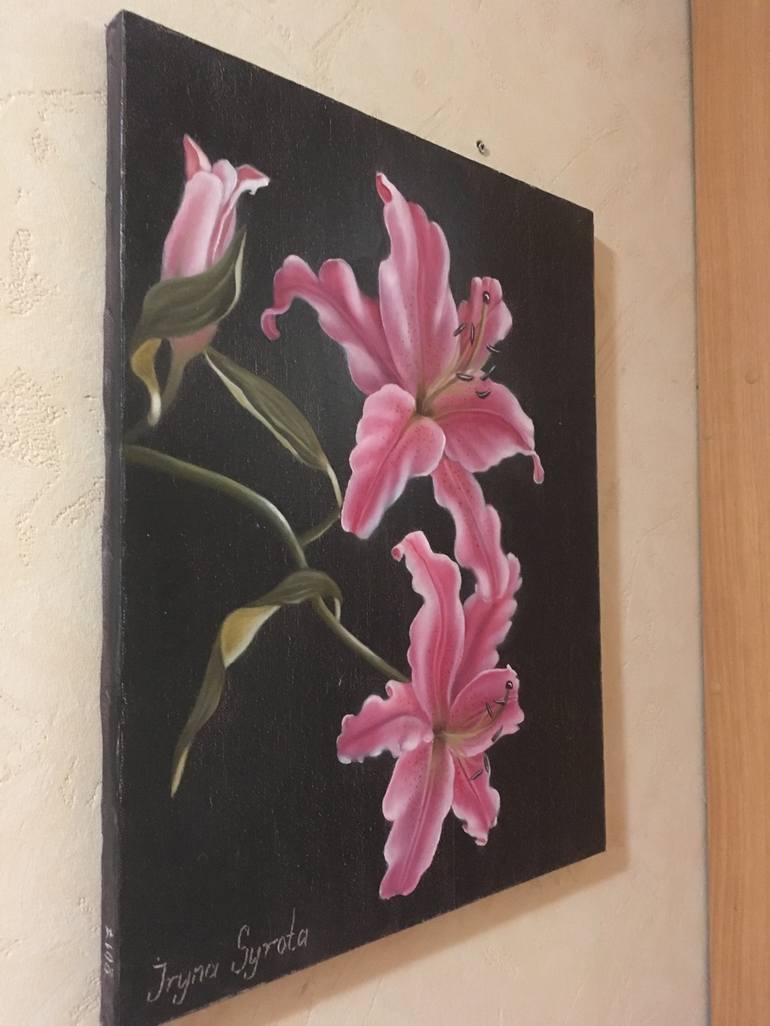 Original Realism Floral Painting by Iryna Syrota