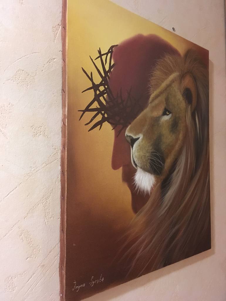 Original Realism Religion Painting by Iryna Syrota