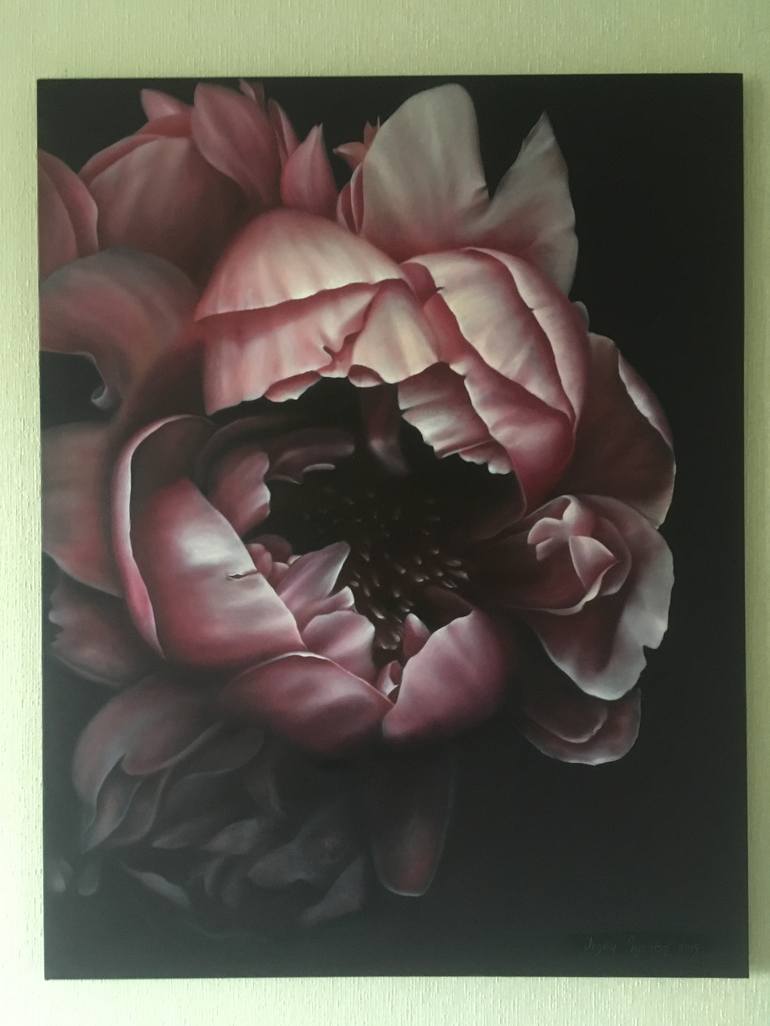 Original Realism Floral Painting by Iryna Syrota