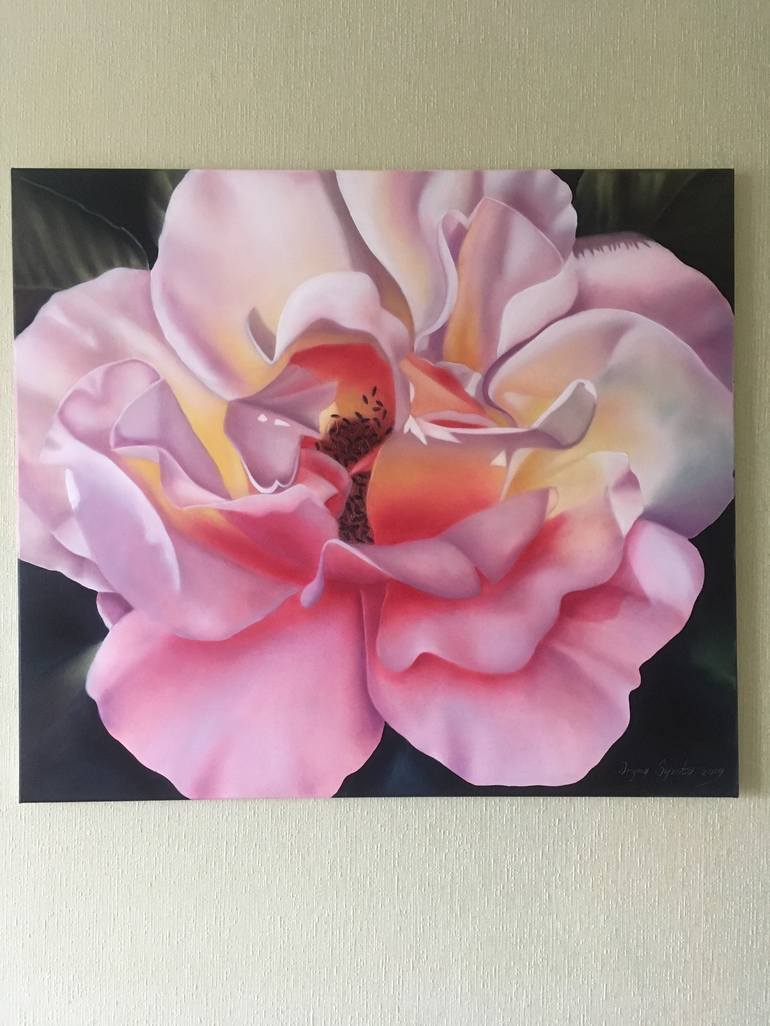 Original Realism Floral Painting by Iryna Syrota