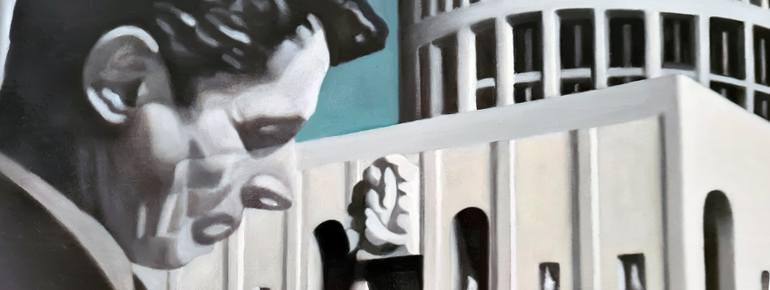 Original Black & White Cinema Painting by Davide Querin